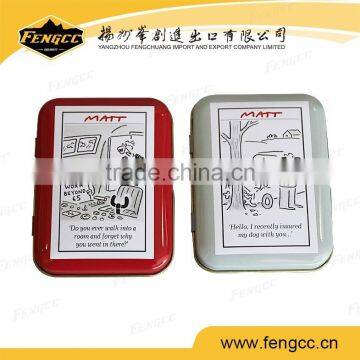 Promotion cute small rectangular tinx box for cigarette