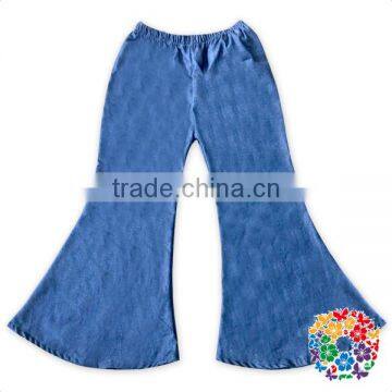 Latest Design Babies Jeans Bell-Bottoms Pattern Jeans 0-6 Years Old Kids Baby Bulk Wholesale Jeans