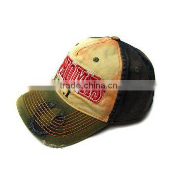 washed baseball caps with embroidery logo