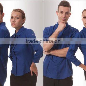 female uniform front desk short-sleeve aprons front desk short-sleeve aprons female waiter workwear hotel uniforms wholesale