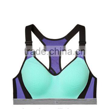 Sexy Different Kinds of Sports Wear Bra and Panty New Design High Quality Sports Bra With Color Combination HSb7274 photo-4