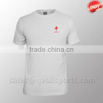 2014 NO MOQ custom cheap white t shirts in bulk white t shirts