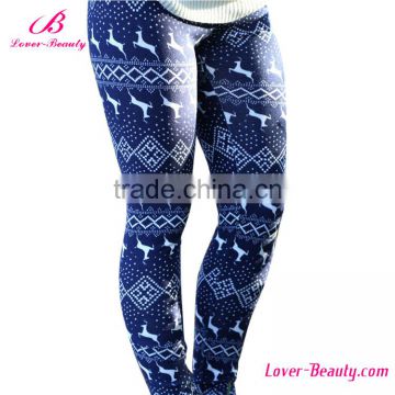 OEM service adult leggings deer pattern tights women leggings sexy