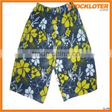 2016 New Styles Summer Shorts for men 100% polyester microfiber print beach shorts stock