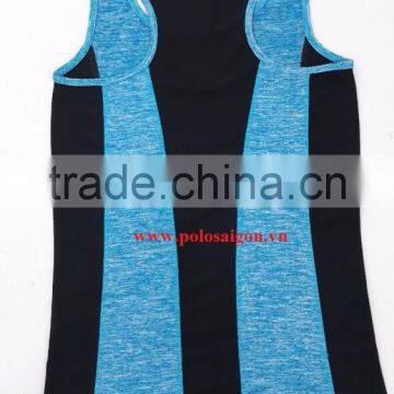 NEW DESIGN 2016 OF WOMEN TANK TOP ,CUSTOMIZE ORDER, HEATHER FABRIC 92% POLY-8%SPANDEX photo-2