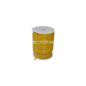 Round Leather Cord fro Garments 10mm Leather Cord Yellow Leather Cord