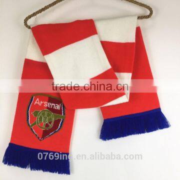 Football Culb Knitting Scarf Sports Logo Knitted Scarf Patterns photo-2