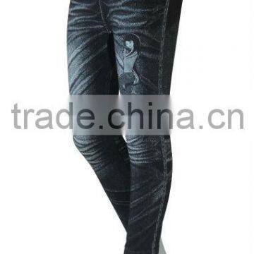Jeans Printing Leggings Seamless Woman Underwear Ladies Seamless Leggings photo-2