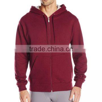 Men's Clothing Wholesale Custom Design Men Blank Fleece Zip Up Gym Hoodie photo-3