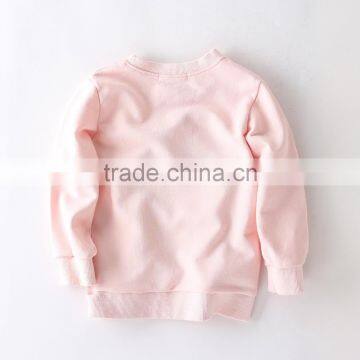 S33023W Girls Spring Winter Cute Children Clothing Cartoon Stars Kids Sweatshirts photo-4