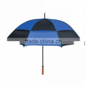 68" Arc Vented, Windproof Umbrella - Manual Opening, 44" Long, Ligtweight, Less Conducive to Lightning and Comes With Your Logo photo-3
