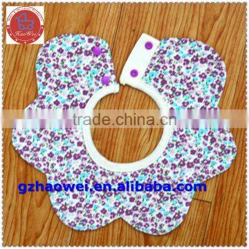 Flower series rotatable cotton Baby Bibs