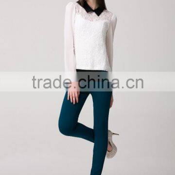 Latest Sexy Womens Stretch High Waist Pencil Pants Skinny Leggings Trousers photo-2