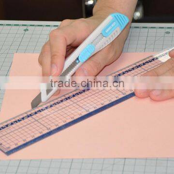 ECO Friendly Plastic Handle Knife Utility Snap off Box Cutter for Office School Art Supplies photo-6