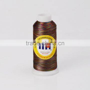 multi color 100% viscose rayon embroidery thread