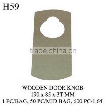 DIY Creative Door Hanger Tag, Door Knob Memo Hanger