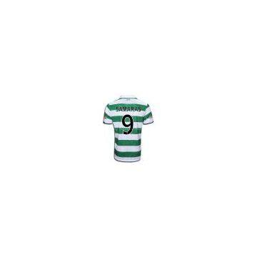 wholesale replica cheap European football club 2010/2011 samaras #9 Celtic Home jersey jerseys