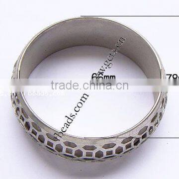 Gets.com iron silver bangle with engraves