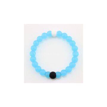 Fashion Blue Silicone Bracelet