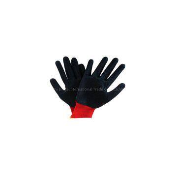 Red 13G Polyester Latex Coated Safety Glove