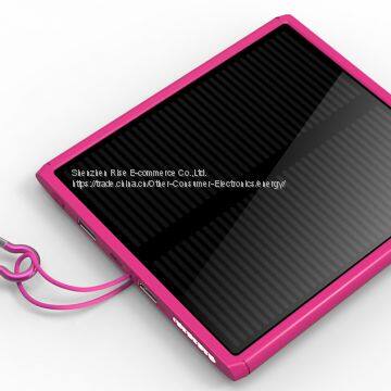 2017 OEM high-tech portable mobile solar charger for Android and iPhone