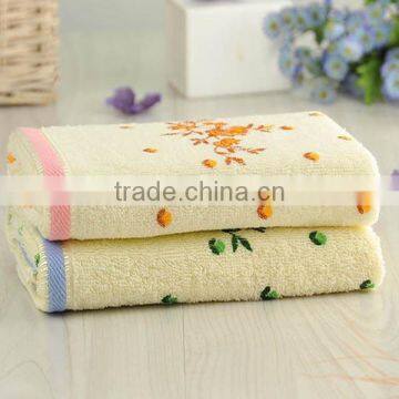 wholesale customized cotton wash face towel size