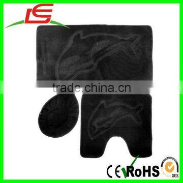 Hot Selling Shaggy Plush Soft Bathroom Mat Set photo-3