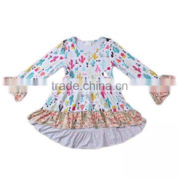 2017 Baby Girls Fall Aand Winter Cheap Boutique Wholesale Long Sleeve Fall Dress photo-2