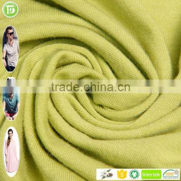 Textile knitting design 95%cotton fabric for Tops and Tank