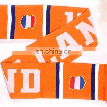 custom multicolor cheap soccer team scarf