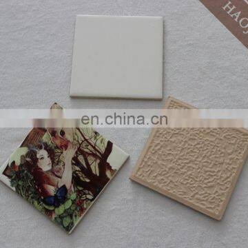 Sublimation Printable Tile Cheap Ceramic Tile Custom Design Glazed Ceramic Coaster photo-2