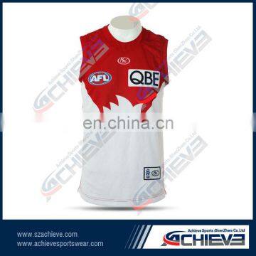 custom fully sublimation rugby singlet rugby vest manufacture