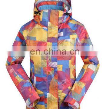 Lady winter performance jacket of china garment factory