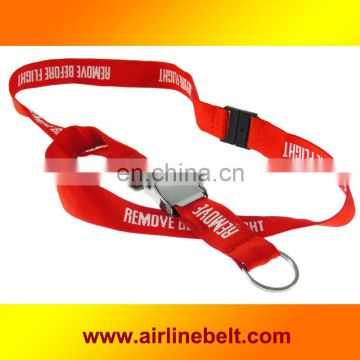 World famous airline embroidered keyring