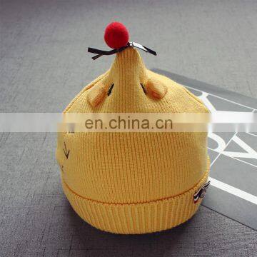 Cute New Fashion Baby Caps Woolen Trendy Cartoon Hats photo-3