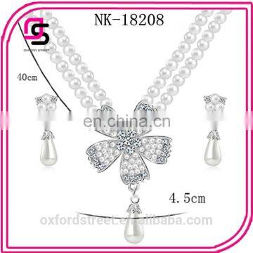 2014 China Wholesale Fashion Man-made Pearl Jewelry Set