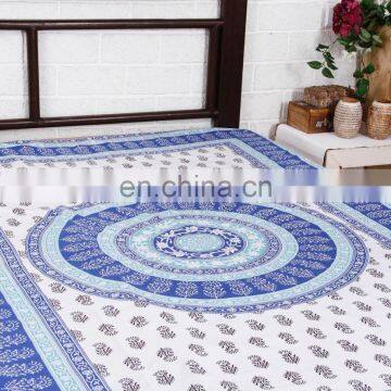cotton cheap rotary screen printing two sides brushed polar fleece bedsheet