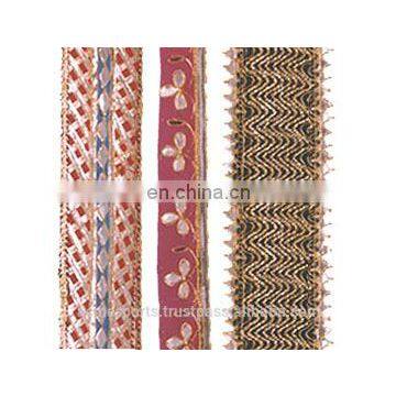 laces - New fancy design embroidered bridal lace trim wholesale, net embroidered lace trim , polyester lace trim