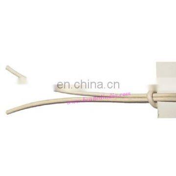 Leather Cords 2.5mm (two and half mm) round, regular color - white. Weight: 550 grams. CWLR25001