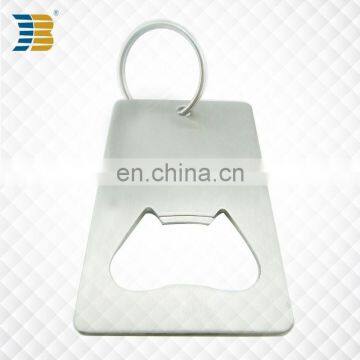 Custom made stainless steel sqaure blank bottle opener