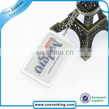 Custom heart shaped photo keychain for promotion