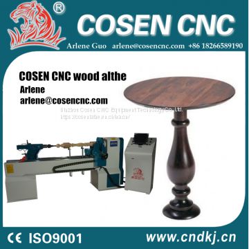 Economic cnc lathe machine price, wood round table making from cnc lathe factory