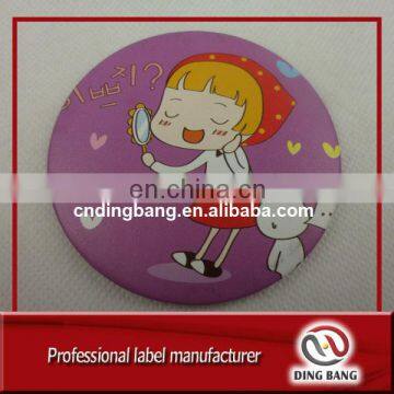 Realiable Factory Souvenir Pocket Mirror Type And Light Tinplate Material Custom Cheap OEM Tin Mirror