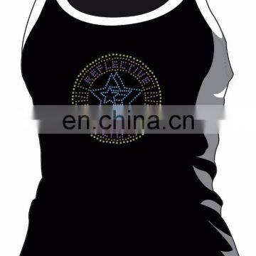 Reflective Stars Custom Iron on Rhinestone Appliques for T-shirts photo-2