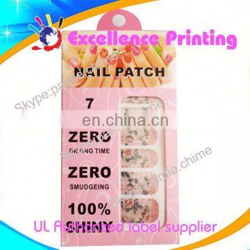 Hot Sale Populer Self Adhesive Nail Polish Sticker
