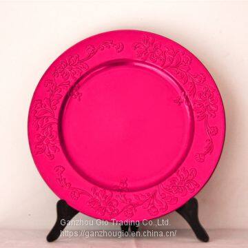 Plastic Charger Plate,christmas Decoration Plate Charger Plate Made in China YF-60572 photo-4