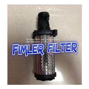 Parker Hannifin 025ACS Compressed Air Activated Carbon Filter Element