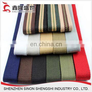 High Quality 100% Cotton colorful Tape webbing