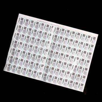 Custom Self Adhesive Barcode Label Sticker Printing