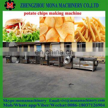 Industrial Semi Automatic Fried Potato Crisps Line Fried Potato Chips Potato Strips Production Line photo-2